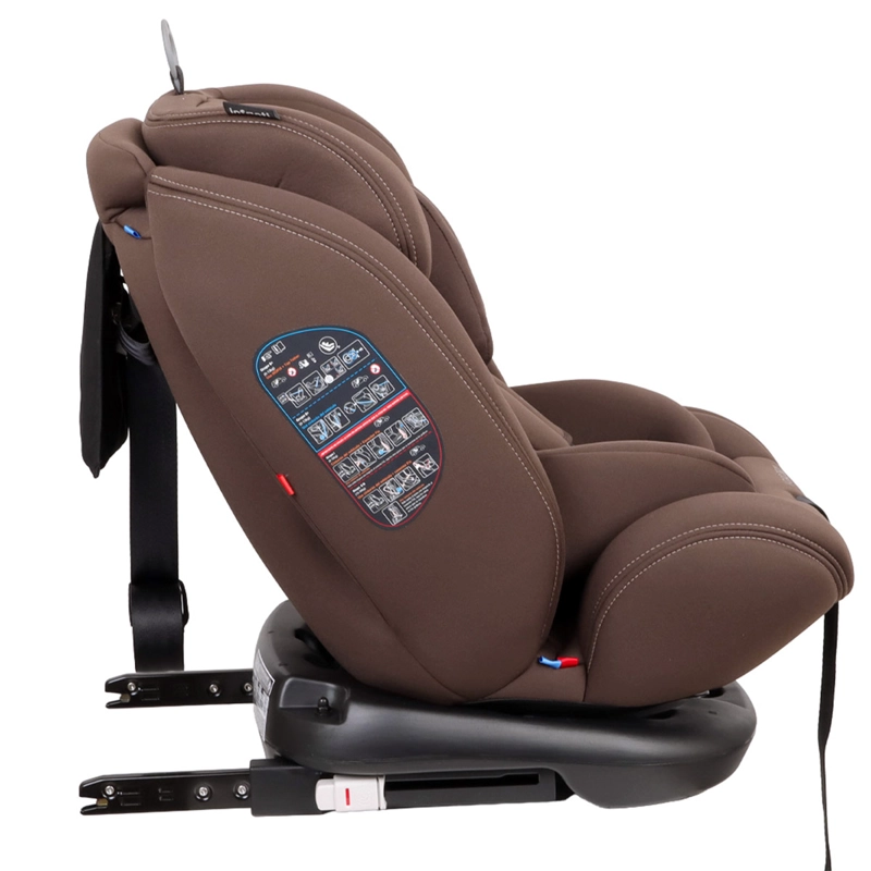 SILLA DE AUTO INFANTI CONVERTIBLE l-GIRO 360° CAFÉ - 6