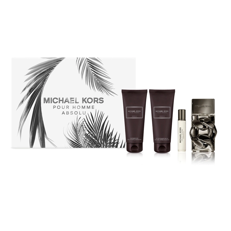 SET PERFUME HOMBRE MICHAEL KORS ABSOLU EDP 100ML+100ML+100ML+10ML