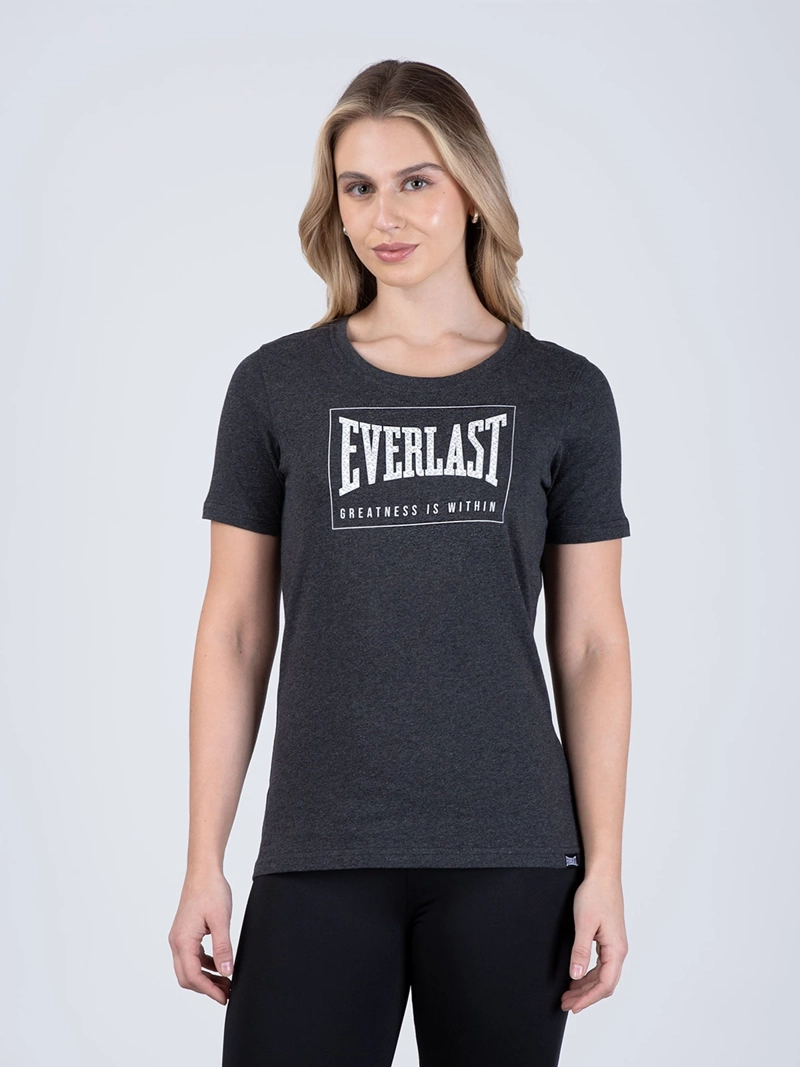 POLERA MUJER EVERLAST VALENCIA ALGODÓN ORGÁNICO - 1