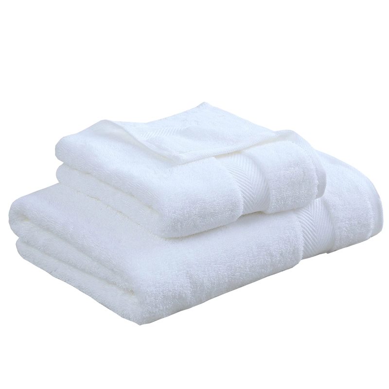 JUEGO DE TOALLAS ANDES LISA 2 PIEZAS 600 GR BLANCO - 1