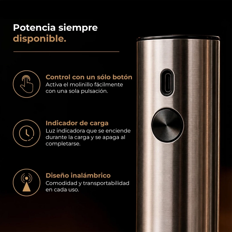 SET MOLEDOR DE ESPECIES THORBEN DELUXE GRINDER USB - 4