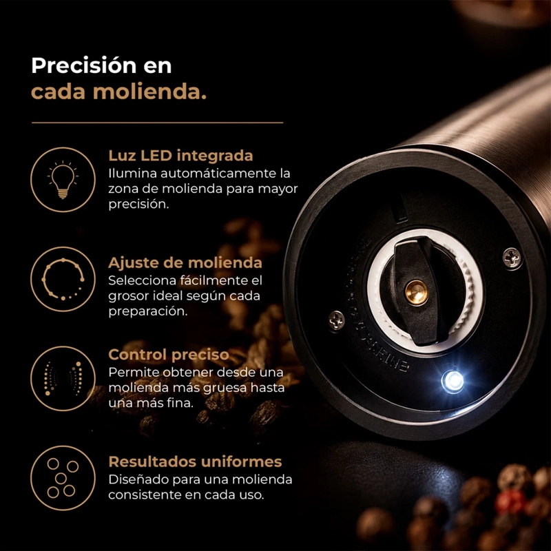 SET MOLEDOR DE ESPECIES THORBEN DELUXE GRINDER USB - 5