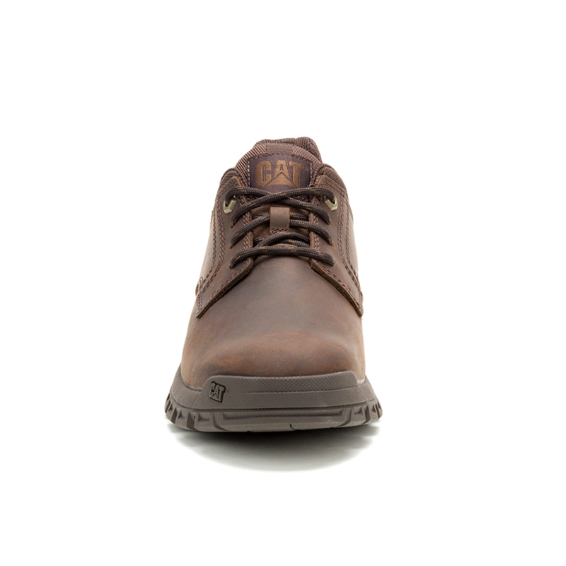 ZAPATILLAS HOMBRE CATERPILLAR URBANAS CAFÉ THRESHOLD LOW CUERO - 4