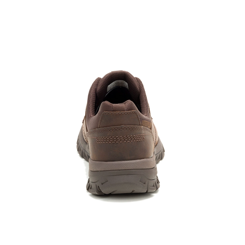 ZAPATILLAS HOMBRE CATERPILLAR URBANAS CAFÉ THRESHOLD LOW CUERO - 5