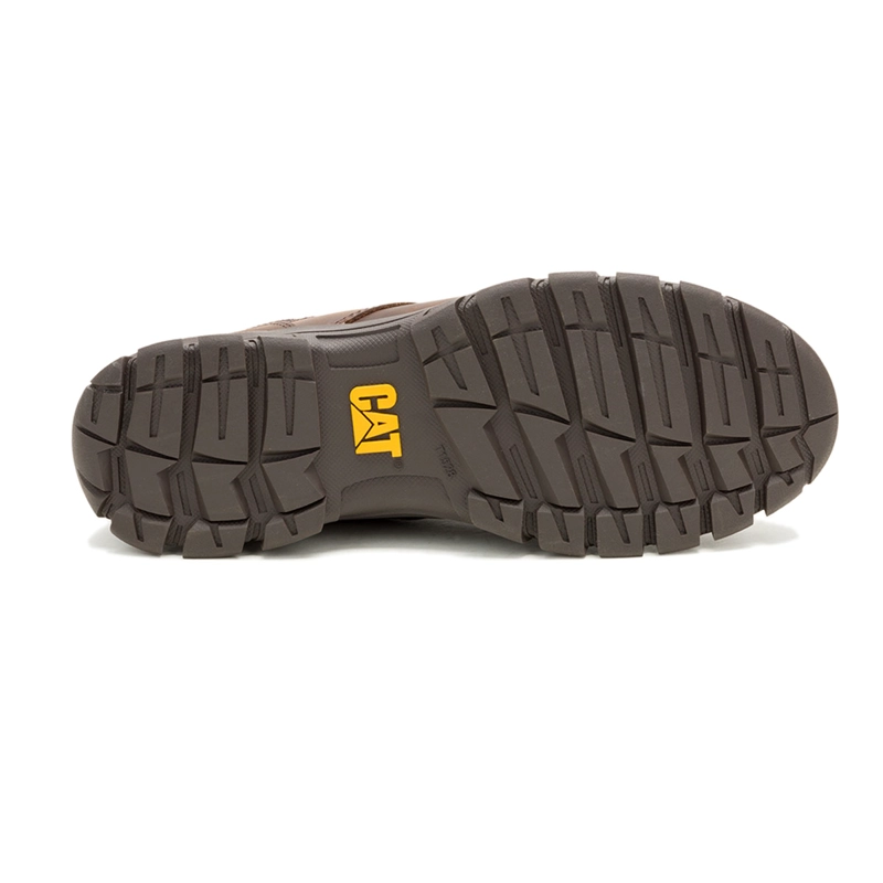 ZAPATILLAS HOMBRE CATERPILLAR URBANAS CAFÉ THRESHOLD LOW CUERO - 7