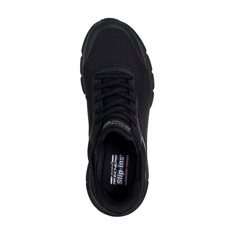ZAPATILLAS MUJER SKECHERS URBANAS NEGRO SLIP-INS: BOBS SPORT B FLEX HI - 4