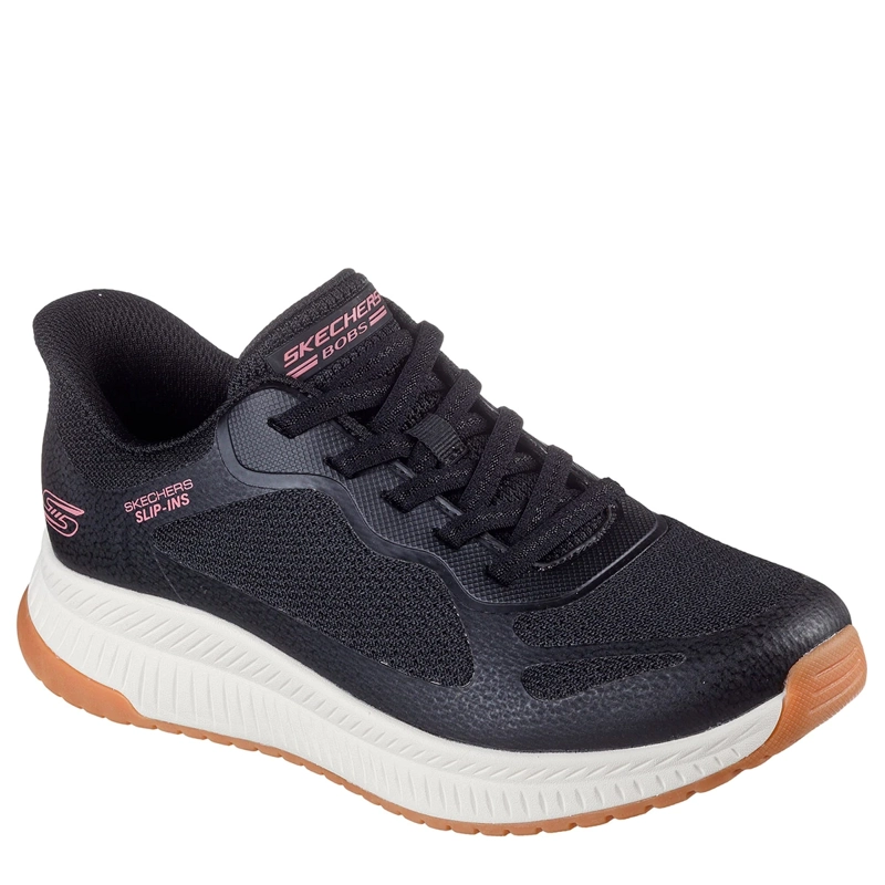 ZAPATILLAS MUJER SKECHERS URBANAS NEGRO SLIP-INS: BOBS SQUAD 4 - 2