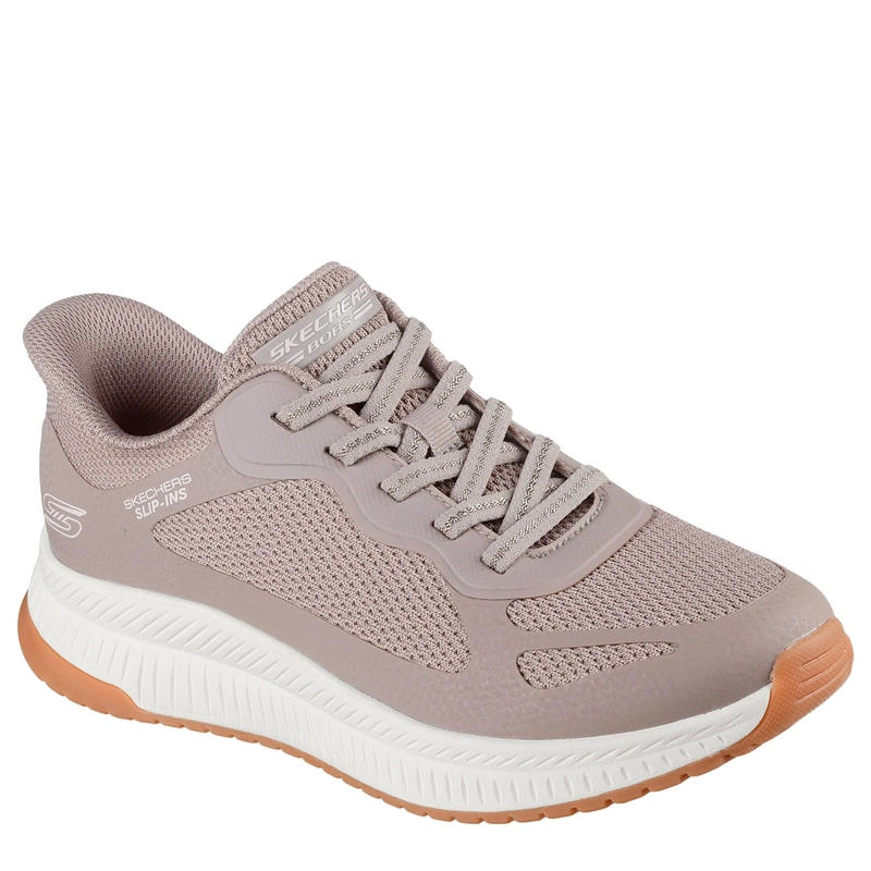 ZAPATILLAS MUJER SKECHERS URBANAS TAUPE SLIP-INS: BOBS SQUAD 4 - 2
