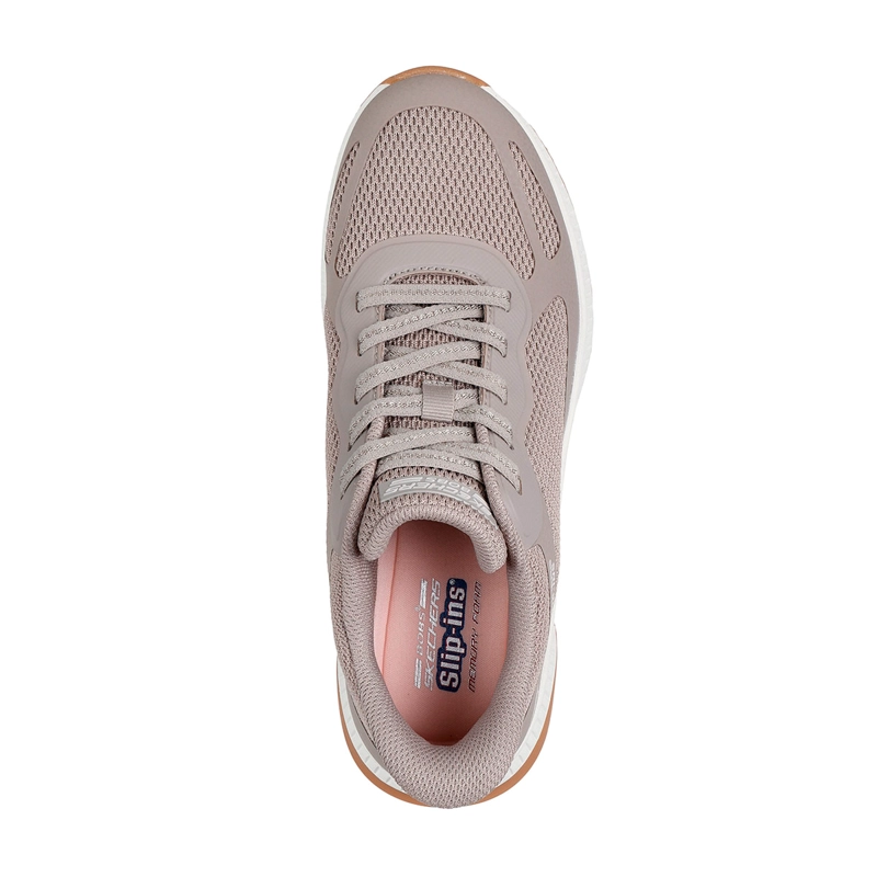 ZAPATILLAS MUJER SKECHERS URBANAS TAUPE SLIP-INS: BOBS SQUAD 4 - 5