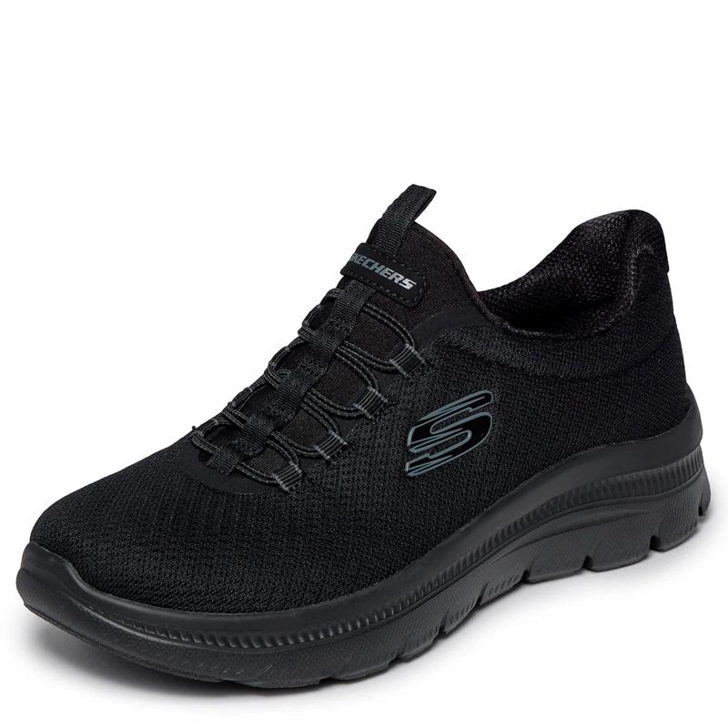 ZAPATILLAS MUJER SKECHERS URBANAS NEGRO SUMMITS PLUS - 4
