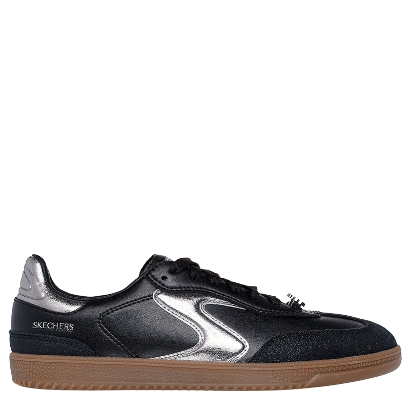 ZAPATILLAS MUJER SKECHERS URBANAS NEGRO HOTSHOT