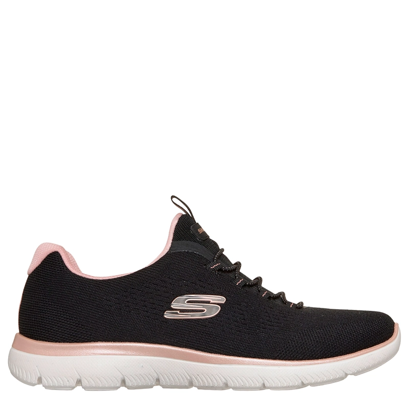 ZAPATILLAS MUJER SKECHERS URBANAS NEGRO SUMMITS
