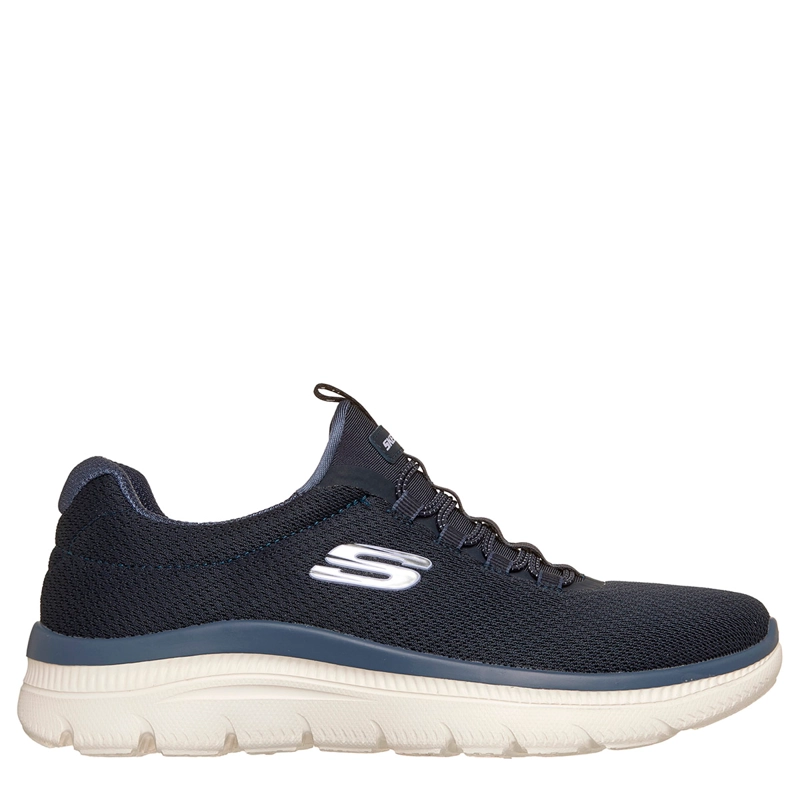 ZAPATILLAS MUJER SKECHERS URBANAS AZUL MARINO SUMMITS PLUS - 1