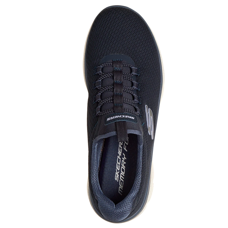 ZAPATILLAS MUJER SKECHERS URBANAS AZUL MARINO SUMMITS PLUS - 5