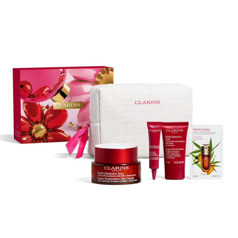 SET ANTIEDAD CLARINS SUPER RESTORATIVE 50ML+15ML+7ML+0,9ML