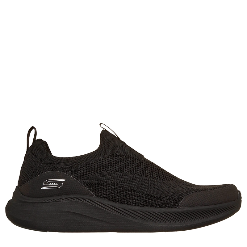 ZAPATILLAS HOMBRE SKECHERS URBANAS NEGRO BOBS MODA FLEX