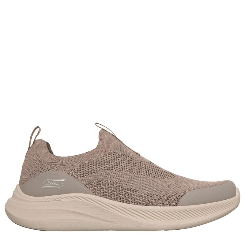 ZAPATILLAS HOMBRE SKECHERS URBANAS TAUPE BOBS MODA FLEX