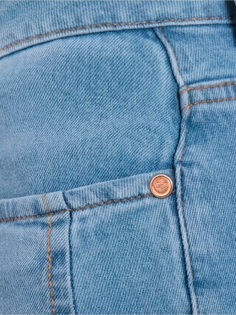 JEANS MUJER WADOS ALGODÓN WIDE LEG TIRO ALTO - 5