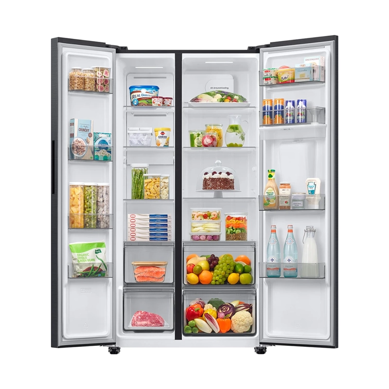 REFRIGERADOR SIDE BY SIDE SAMSUNG RS40H53WDFZS 526L NO FROST GRAFITO - 3