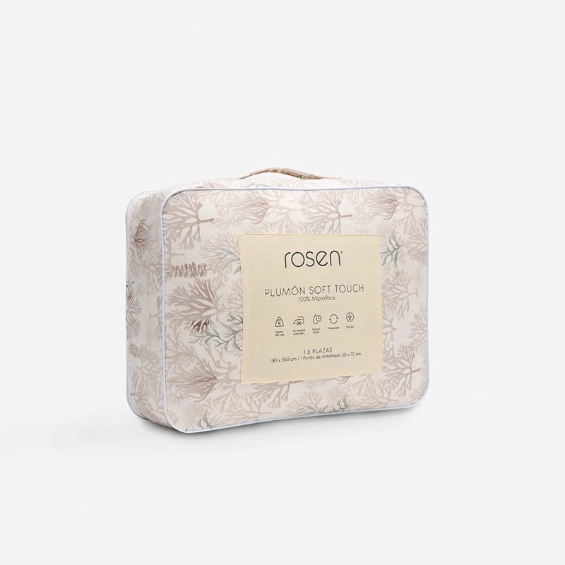 PLUMÓN ROSEN SOFT TOUCH CORAL 1.5 PLAZAS - 5