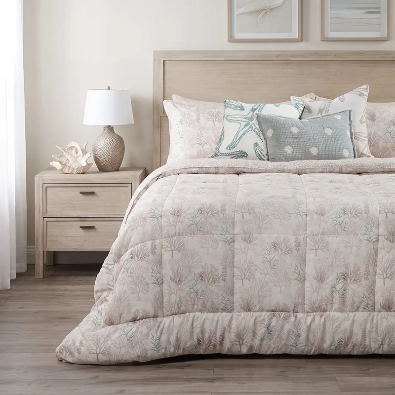 PLUMÓN ROSEN SOFT TOUCH CORAL 2 PLAZAS VERDE