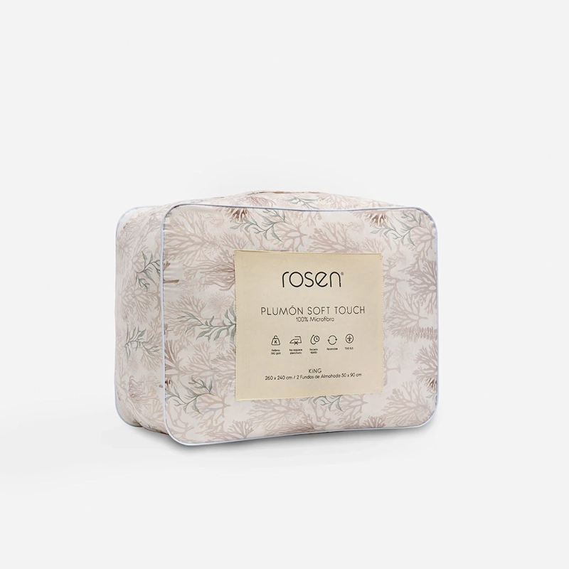 PLUMÓN ROSEN SOFT TOUCH CORAL KING - 5