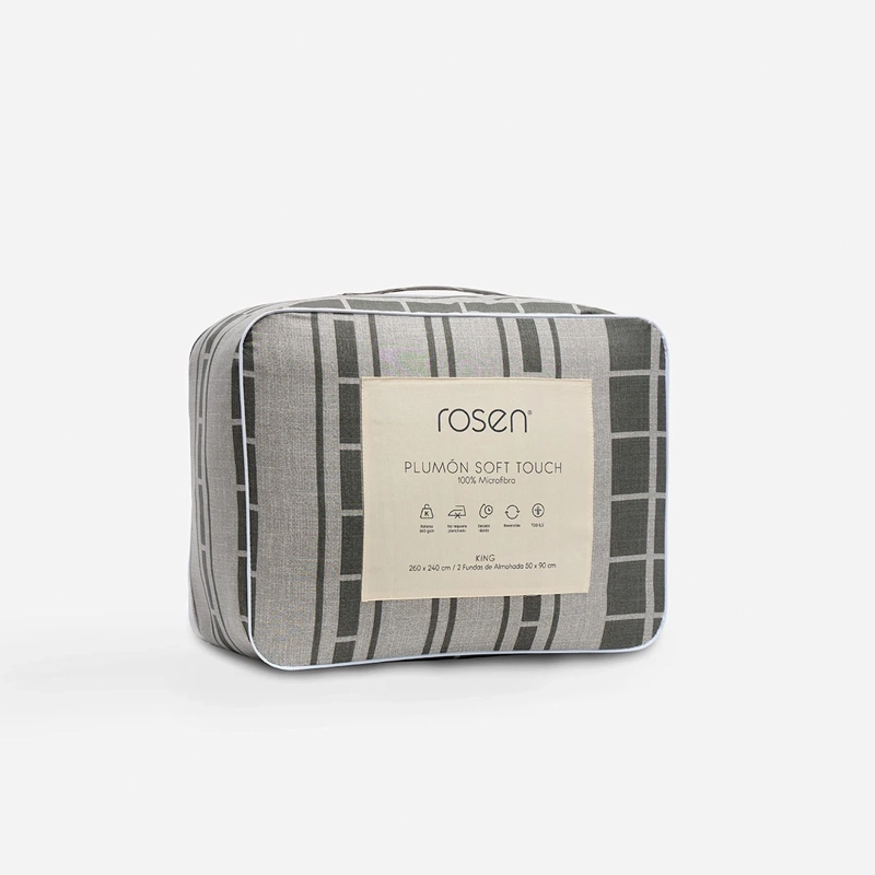 PLUMÓN ROSEN SOFT TOUCH LAGANES KING VERDE - 5