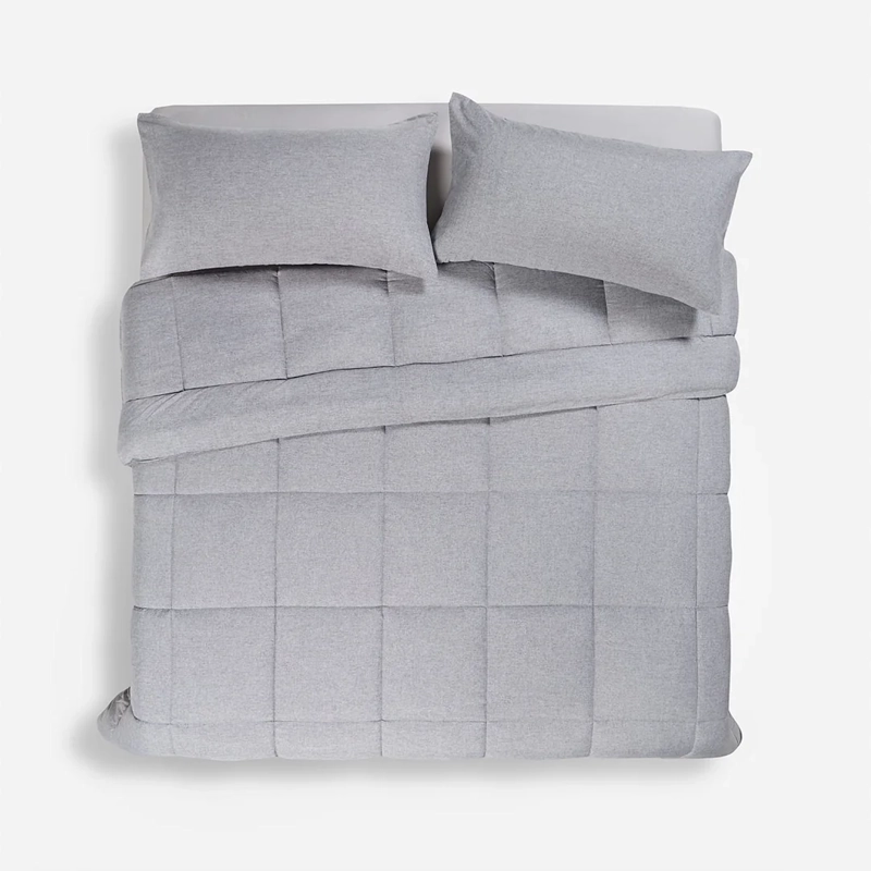 PLUMÓN ROSEN SOFT TOUCH LISO 2 PLAZAS GRAFITO MELANGE - 3