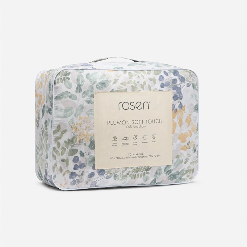 PLUMÓN ROSEN SOFT TOUCH 1.5 PLAZAS VERDA - 4