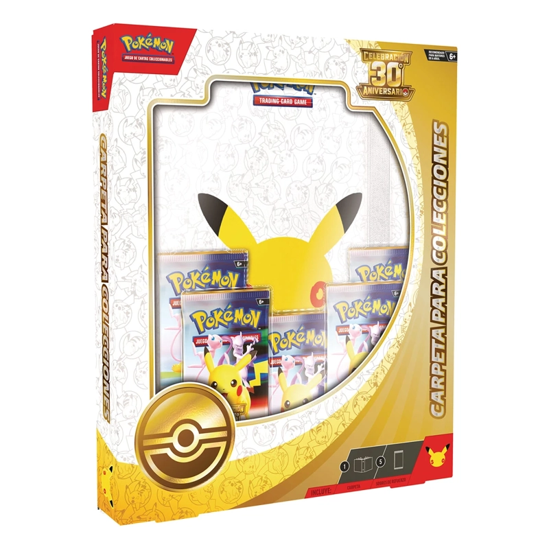 JUEGO DE ESTRATEGIA POKÉMON 30TH CELEBRATION BINDER ESPAÑOL - 1