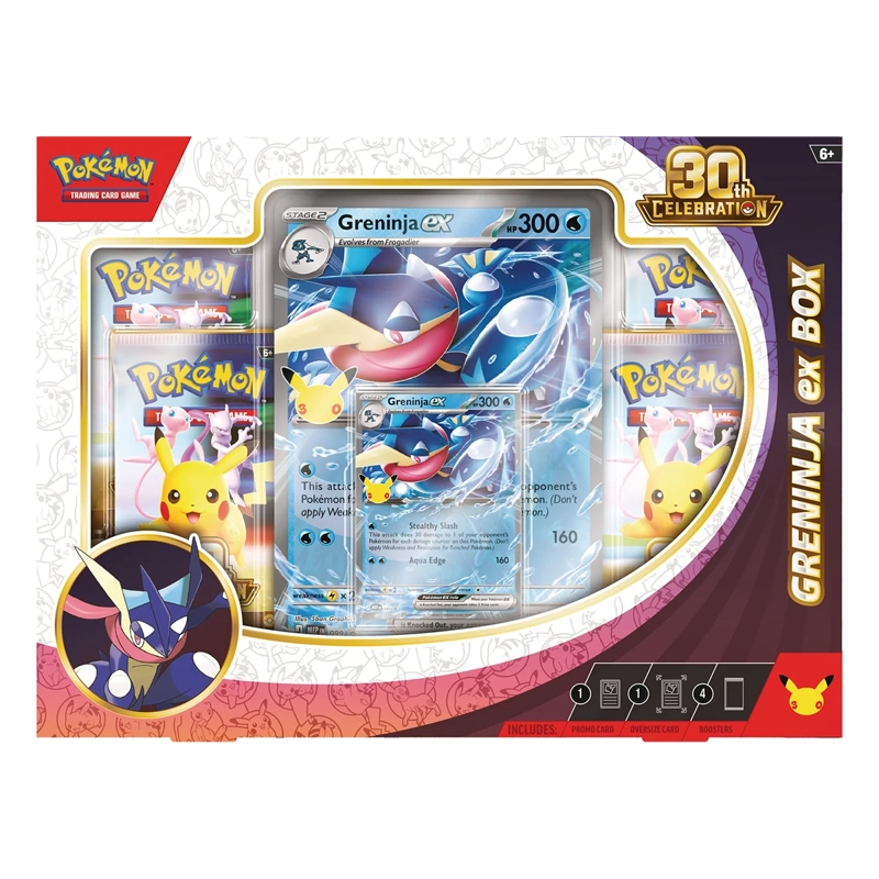 JUEGO DE ESTRATEGIA POKÉMON 30TH CELEBRATION EX BOX INGLÉS