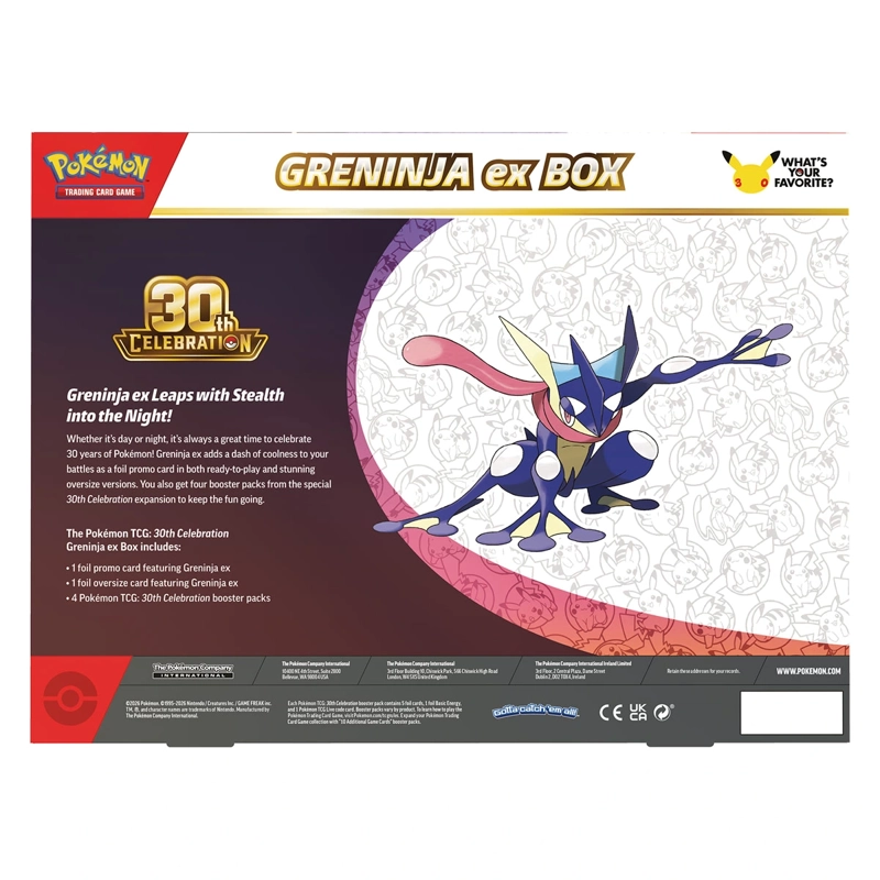 JUEGO DE ESTRATEGIA POKÉMON 30TH CELEBRATION EX BOX INGLÉS - 3