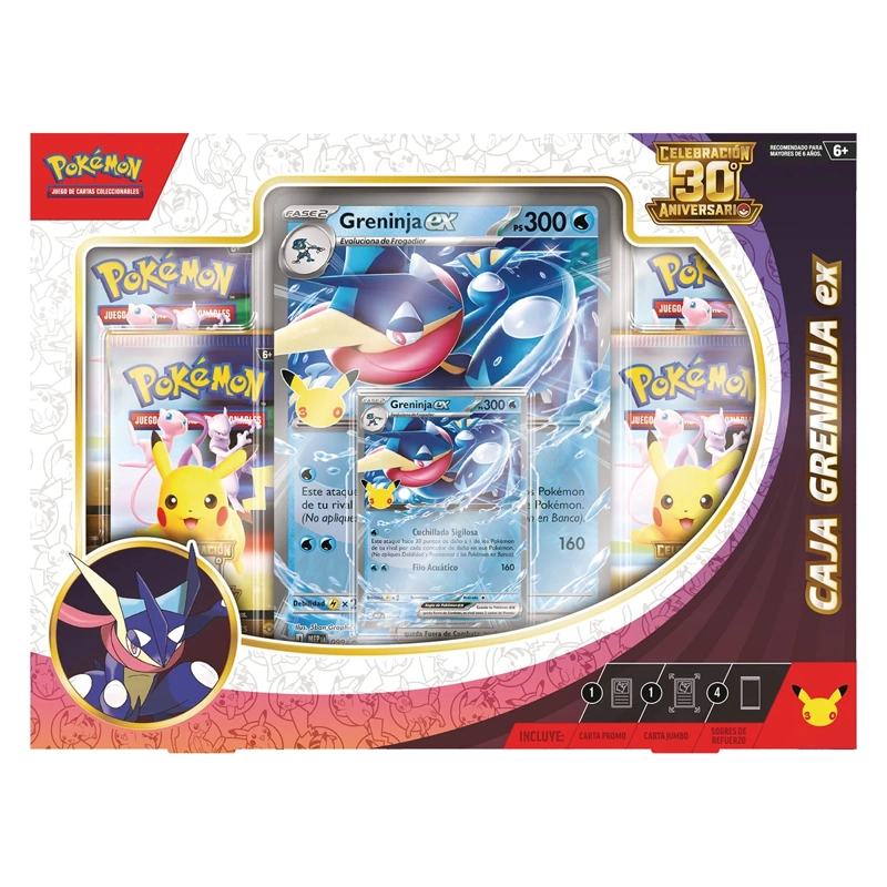 JUEGO DE ESTRATEGIA POKÉMON 30TH CELEBRATION EX BOX ESPAÑOL