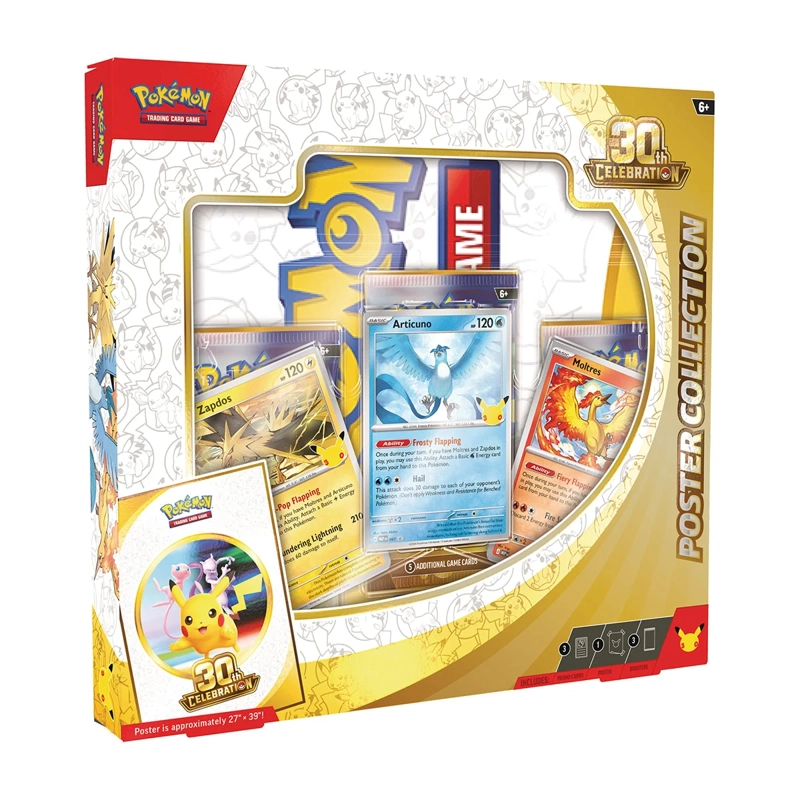 JUEGO DE ESTRATEGIA POKÉMON 30TH POSTER COLECTION INGLÉS - 2
