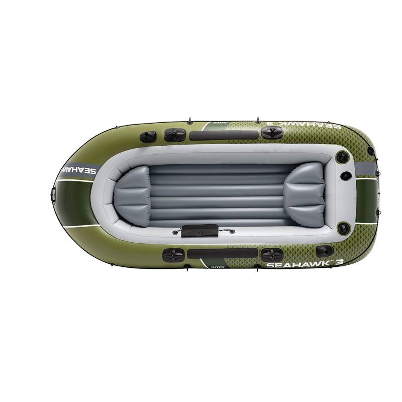 BOTE INFLABLE INTEX SEAHAWK 3 SET CAPACIDAD 360 KG + REMOS + INFLADOR - 3