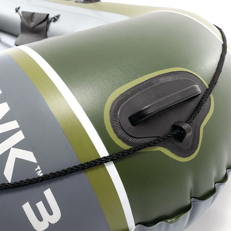 BOTE INFLABLE INTEX SEAHAWK 3 SET CAPACIDAD 360 KG + REMOS + INFLADOR - 6