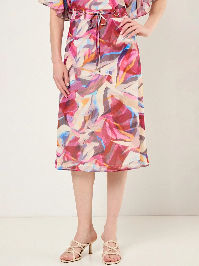 FALDA MUJER MA GRIFFE ESTAMPADA - 2