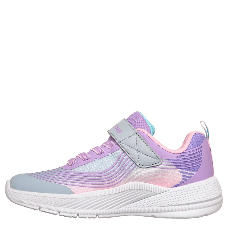 ZAPATILLAS NIÑA SKECHERS URBANAS GRIS MICROSPEC ADVANCE - 2