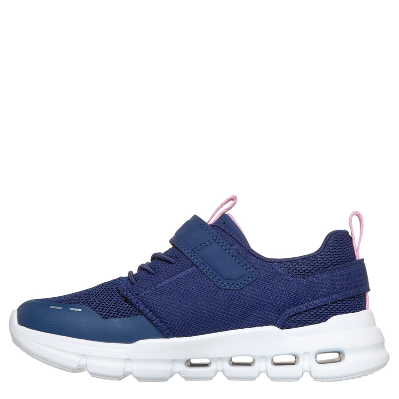 ZAPATILLAS NIÑA SKECHERS URBANAS AZUL MARINO GLIDE-STEP FLOW - 3
