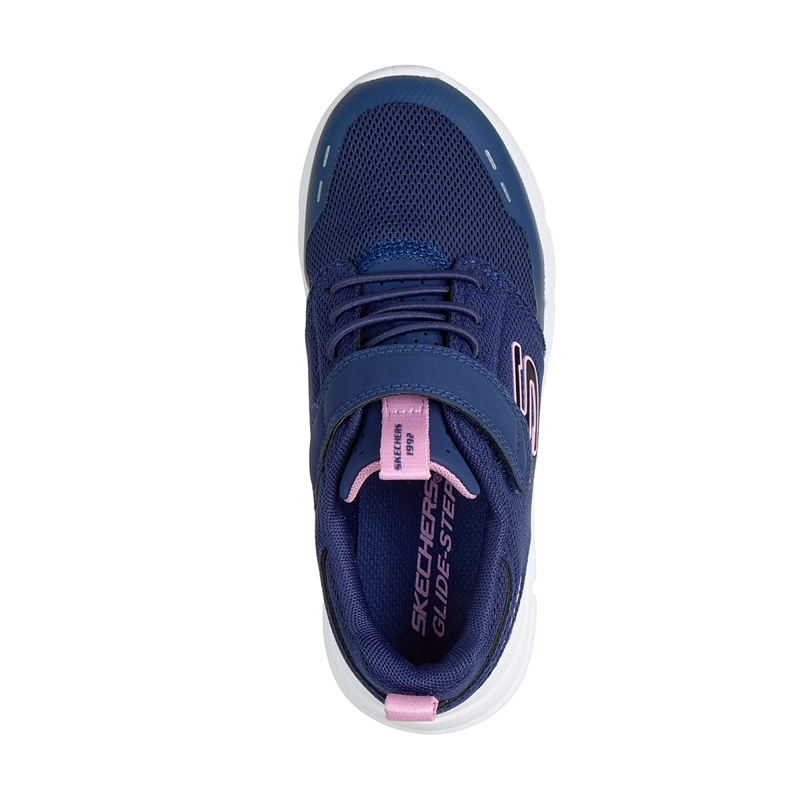 ZAPATILLAS NIÑA SKECHERS URBANAS AZUL MARINO GLIDE-STEP FLOW - 5