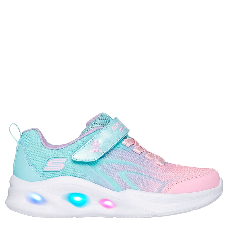 ZAPATILLAS NIÑA SKECHERS URBANAS TURQUESA SOLA GLOW - 6
