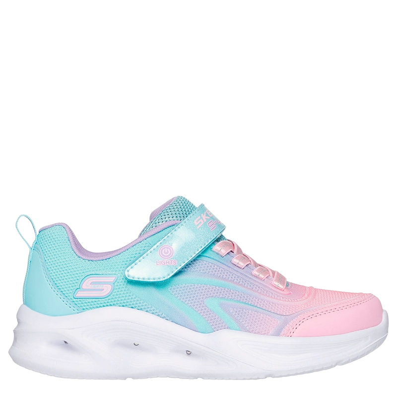 ZAPATILLAS NIÑA SKECHERS URBANAS TURQUESA SOLA GLOW - 5