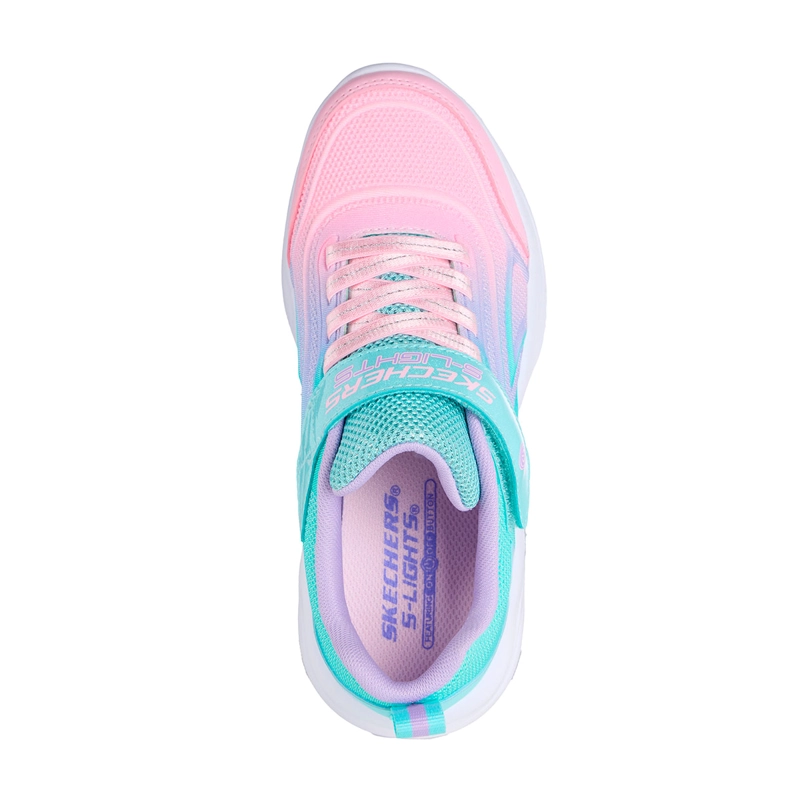 ZAPATILLAS NIÑA SKECHERS URBANAS TURQUESA SOLA GLOW - 7