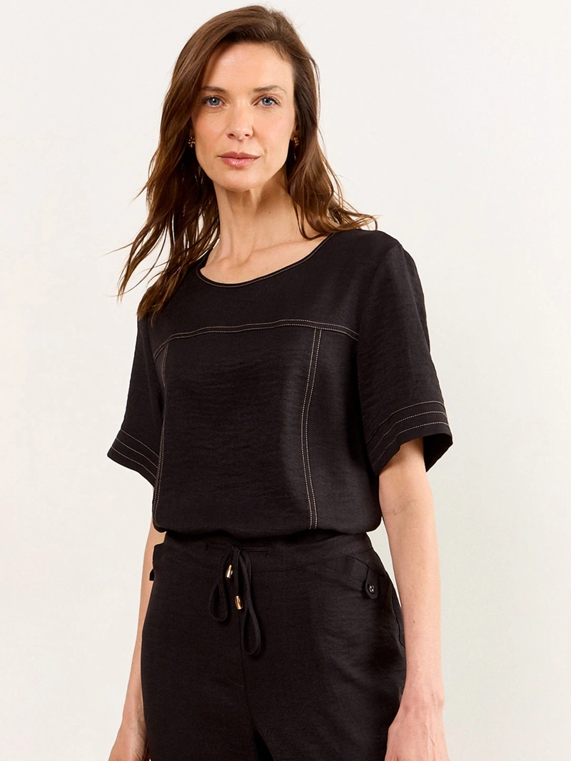 BLUSA MUJER MA GRIFFE PESPUNTES - 1