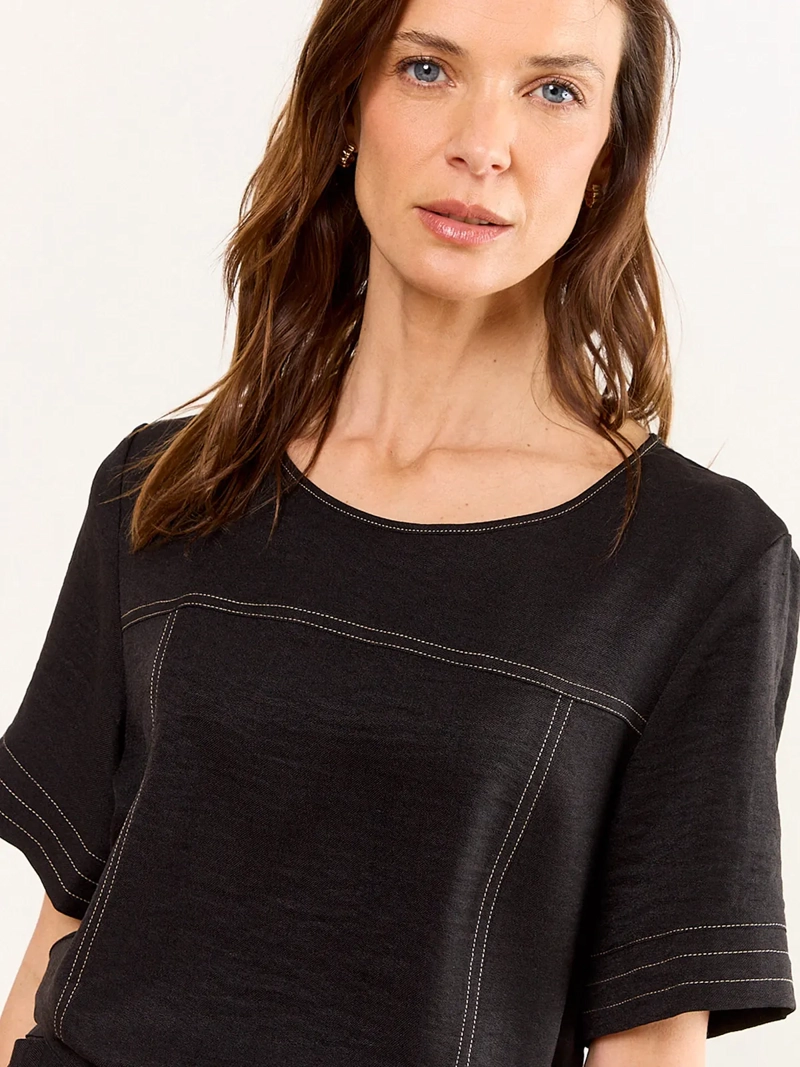 BLUSA MUJER MA GRIFFE PESPUNTES - 3
