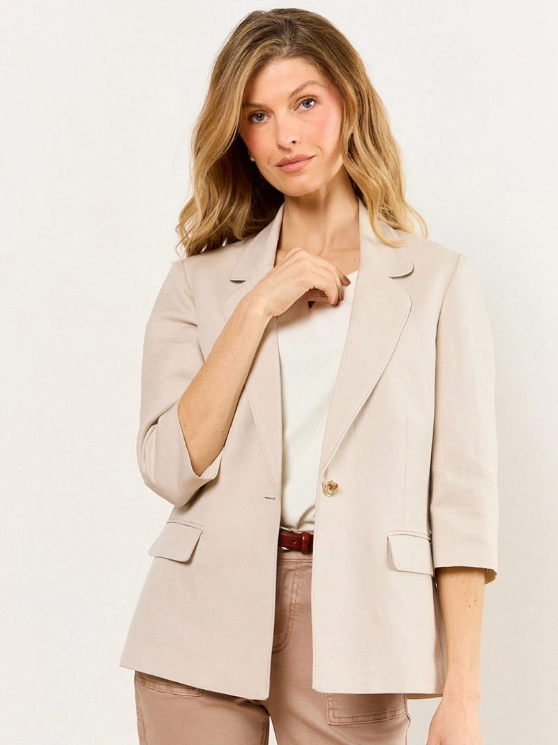 BLAZER MUJER MA GRIFFE LINO MANGA 3/4