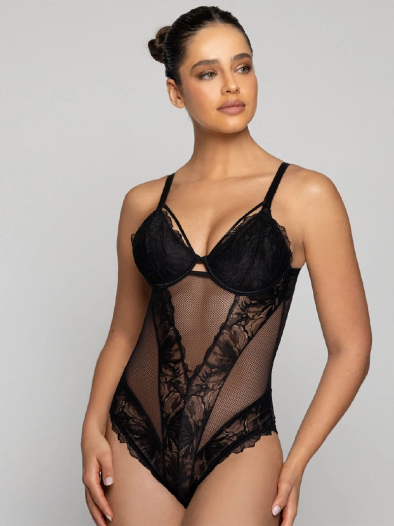 BODY MUJER INTIME COPA C SIN SOFT ENCAJE - 2