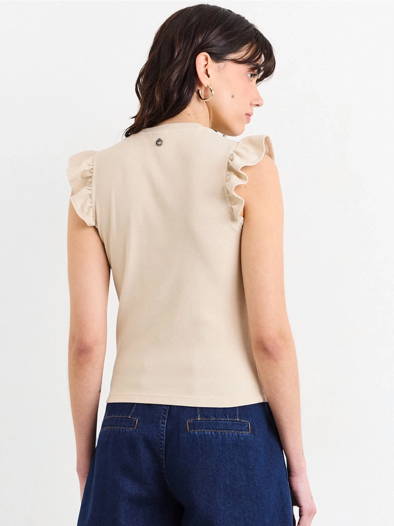 POLERA MUJER IO ALGODÓN LISA - 2