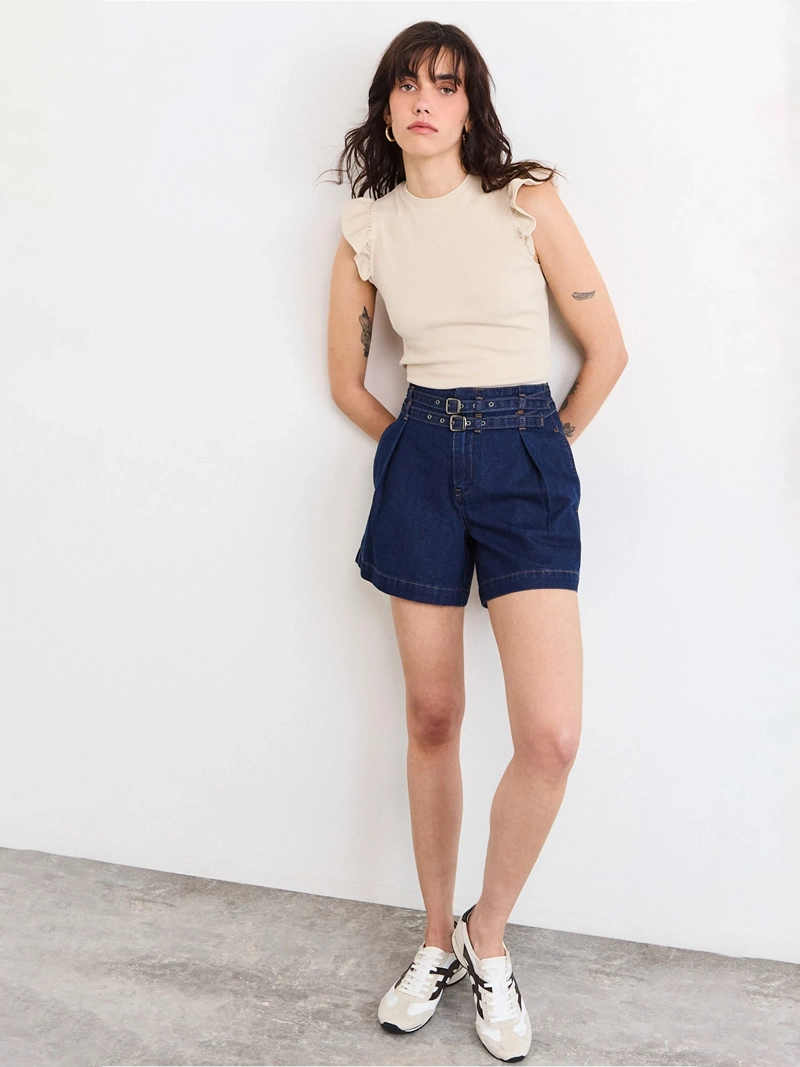 POLERA MUJER IO ALGODÓN LISA - 4
