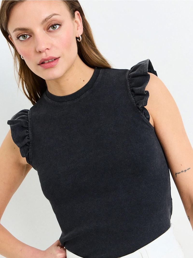 POLERA MUJER IO ALGODÓN LISA - 3